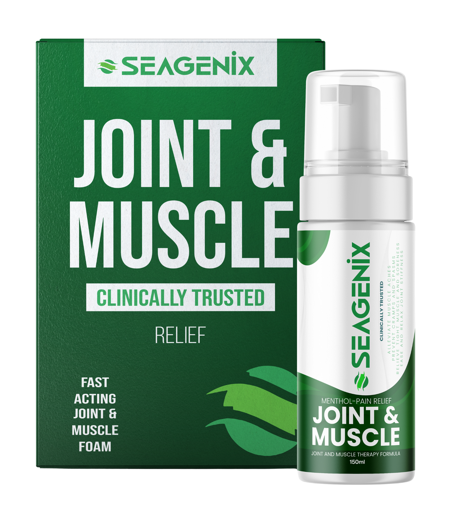 Seagenix Menthol Pain Relief Foam